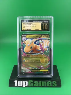 Mega Dragonite ex 126/193: Mega Dream ex Holo Japanese Pokemon CGC Pristine 10 - Image 1