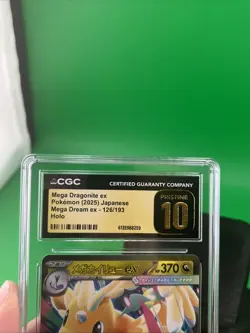 Mega Dragonite ex 126/193: Mega Dream ex Holo Japanese Pokemon CGC Pristine 10 - Image 3
