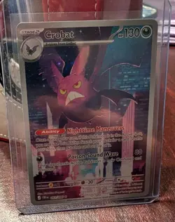 Crobat Illustration Rare 093/086 IR Chaos Rising Pokemon TCG - Image 1