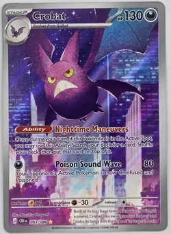 Crobat 093/086 Holo Illustration Rare Chaos Rising Pokemon NM - Image 1