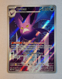 Crobat 093/086 Me04: Chaos Rising Holo Pokemon Illustration Rare 93/86 - Image 1