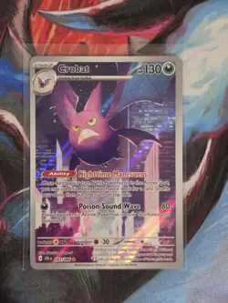 Crobat 093/086 Illustration Rare Chaos Rising NM Pokemon Card - Image 1