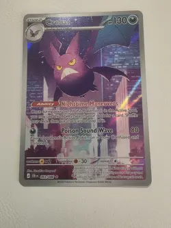 Crobat 093/086 Holo Illustration Rare Chaos Rising Pokemon Holo NM Card - Image 1