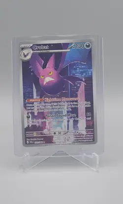 Pokemon Crobat 093/086 Illustration Rare IR – Chaos Rising Full Art Holo Card - Image 1