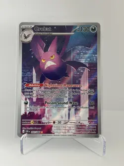 Pokemon TCG Crobat 093/086 Illustration Rare Chaos Rising - Image 1