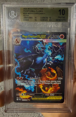 Mega Charizard X ex 125/094 Me02: Phantasmal Flames Holo - Image 1