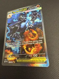 Mega Charizard x EX 125/094 Me02: Phantasmal Flames Holo ENGLISH - Image 3
