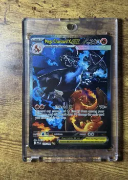 Mega Charizard X EX 125/094 Holo ME02 Phantasmal Flames 360 HP English - Image 1