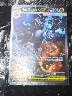 Mega Charizard X ex 125/094 Me02: Phantasmal Flames Holo - Image 2