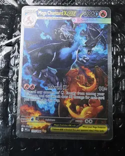Mega Charizard X ex 125/094 Me02: Phantasmal Flames Holo - Image 3