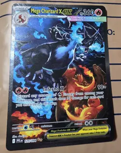 Mega Charizard X ex 125/094 Me02: Phantasmal Flames Holo - Image 4