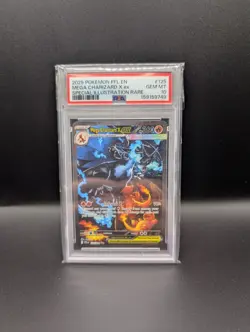 Mega Charizard x EX 125/094 Me02: Phantasmal Flames Holo PSA 10 - Image 1