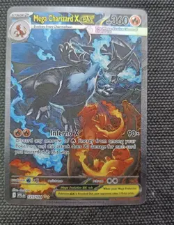 Mega Charizard x EX 125/094 Me02: Phantasmal Flames Holo - Image 2