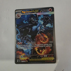 Mega Charizard X EX 125/094 Me02: Phantasmal Flames Secret Rare Holo - Image 1