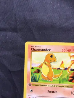 Pokemon Cards: Base Set 1st Edition Common: Charmander 46/102 - Image 2