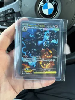Mega Charizard X ex 125/094 Me02: Phantasmal Flames Holo SIR (NM +) NO WHITENING - Image 1