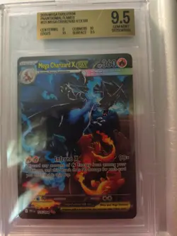 Mega Charizard X ex 125/094 Me02: Phantasmal Flames Holo - Image 2