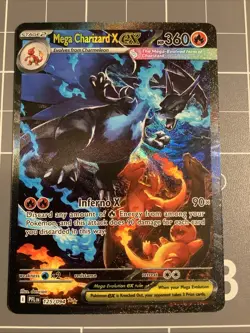 Mega Charizard X ex 125/094 Me02: Phantasmal Flames Holo - Image 1