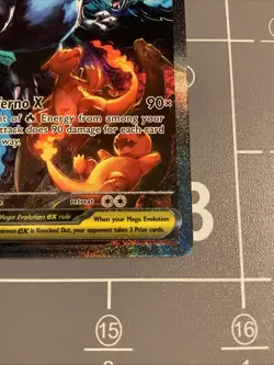 Mega Charizard X ex 125/094 Me02: Phantasmal Flames Holo - Image 4