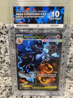 Mega Charizard x EX 125/094 Me02: Phantasmal Flames Holo - Image 1