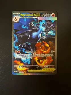 Mega Charizard X ex 125/094 Me02: Phantasmal Flames Holo - Image 2