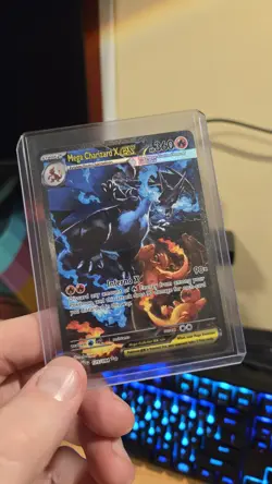 Mega Charizard X EX 125/094 Me02: Phantasmal Flames Holo Full Art English - Image 1