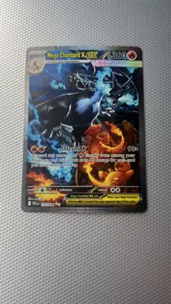 Mega Charizard x EX 125/094 Me02: Phantasmal Flames Holo NM - Image 3