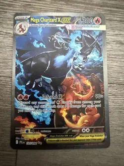 Mega Charizard X ex 125/094 Me02: Phantasmal Flames Holo - Image 1