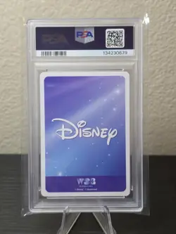 2023 WEISS SCHWARZ BLAU DISNEY CHARACTERS SP STAMP ONE HEART ELSA & ANNA PSA 10 - Image 2