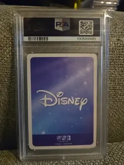 2023 WEISS SCHWARZ BLAU DISNEY CHARACTERS SP STAMP ONE HEART ELSA & ANNA PSA 10 - Image 2