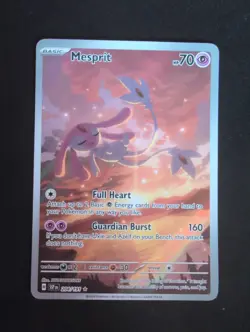 Pokemon TCG Mesprit Illustration Rare Card 204/191 Sv08: Surging Sparks - Image 1