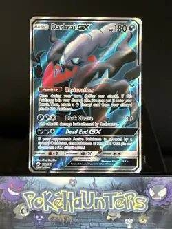 Pokemon Card Darkrai GX 139/147 Burning Shadows Ultra Rare Full Art Holo L/P - Image 1