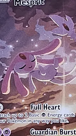Mesprit 204/191 Illustration Rare | Surging Sparks | Pokemon Card | NM Near Mint - Image 2