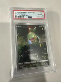Turtwig #206 PSA 10 2022 POKEMON JAPANESE SWORD & SHIELD VSTAR UNIVERSE - Image 1