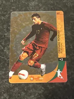 2008 Panini Uefa Euro 2008 Golden Card Ultra Card Cristiano Ronaldo Pack Fresh - Image 1