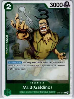 Mr.3(Galdino) ST30-014 Common Starter Deck EX: Luffy & Ace One Piece Near Mint - Image 1