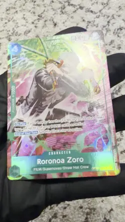 Roronoa Zoro (OP13-037) TR Treasure Rare Adventure on Kami's Island (OP15-EB04) - Image 2