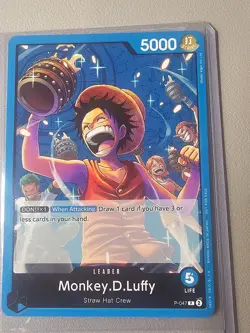 Monkey.D.Luffy (047) (Sealed Battle Kit Vol. 1) OP-PR P-047 PR NM One Piece Prom - Image 2