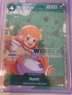 Nami (Winner Pack 2026 Vol. 2) OP-PR P-102 Foil PR NM One Piece Promotion Cards - Image 1