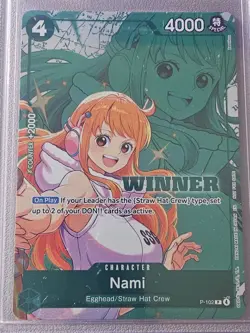Nami (Winner Pack 2026 Vol. 2) OP-PR P-102 Foil PR NM One Piece Promotion Cards - Image 1