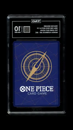 2026 One Piece OP14-EB04 EN Manga Alternate Art #119 Dracule Mihawk TAG 10 GM - Image 2