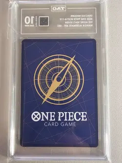 2026 One Piece OP14-EB04 EN Manga Alternate Art #119 Dracule Mihawk TAG 10 GM - Image 4