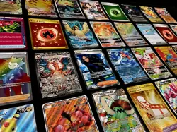Pokemon Card Lot 10 Official TCG Cards Ultra Rare Included EX GX V MEGA + HOLOS - Image 2