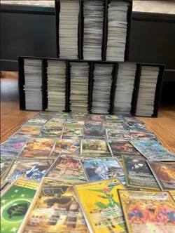 Pokemon Card Lot 10 Official TCG Cards Ultra Rare Included EX GX V MEGA + HOLOS - Image 3
