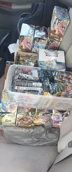 Pokemon Card Lot 10 Official TCG Cards Ultra Rare Included EX GX V MEGA + HOLOS - Image 4