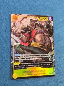 Marshall.D.Teach Op16-119 SEC Alt Art The Time To Battle One Piece TCG English - Image 3
