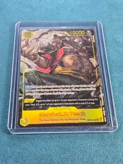 Marshall.D.Teach Op16-119 SEC Alt Art The Time To Battle One Piece TCG English - Image 4