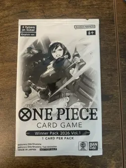 Winner Pack 2026 Vol. 1 - One Piece Promo Card - Sealed - English - Image 1