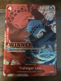Trafalgar Law (P-017) - Winner Pack Vol. 7 - One Piece Promotion Cards - English - Image 1