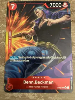 Benn Beckman (Parallel) OP09-009 One Piece Emperors in the New World English LP - Image 1